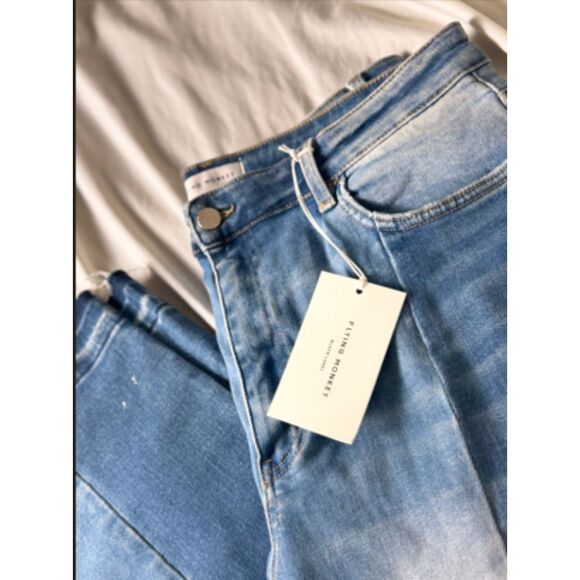 Flying Monkey BLACK LABEL - Size 32 - High Rise Fit - Skinny Jeans - Designer - Picture 1 of 6